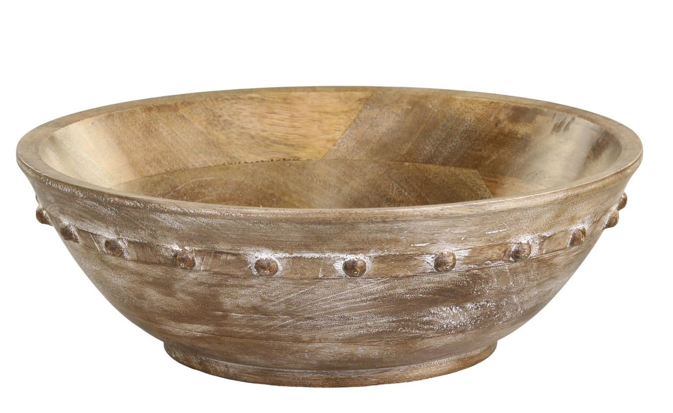 Dřevěná servírovací mísa z mangového dřeva Tours Bowl - Ø 25*8 cm