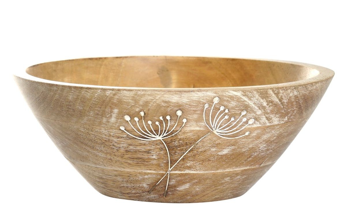 Dřevěná servírovací miska z mangového dřeva Tours Bowl - Ø 25*9 cm