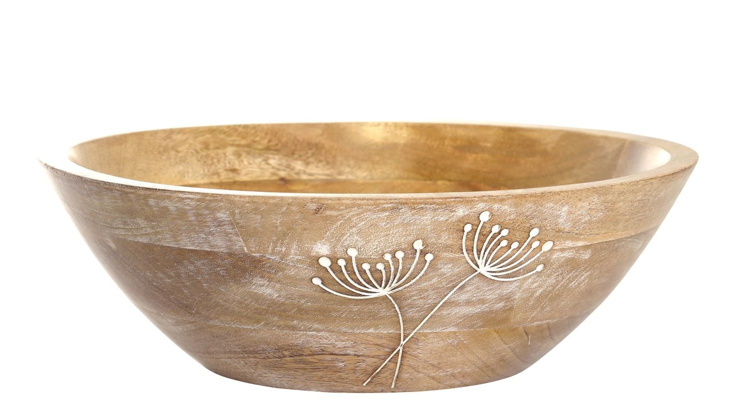 Dřevěná servírovací mísa z mangového dřeva Tours Bowl - Ø 30*10 cm Chic Antique