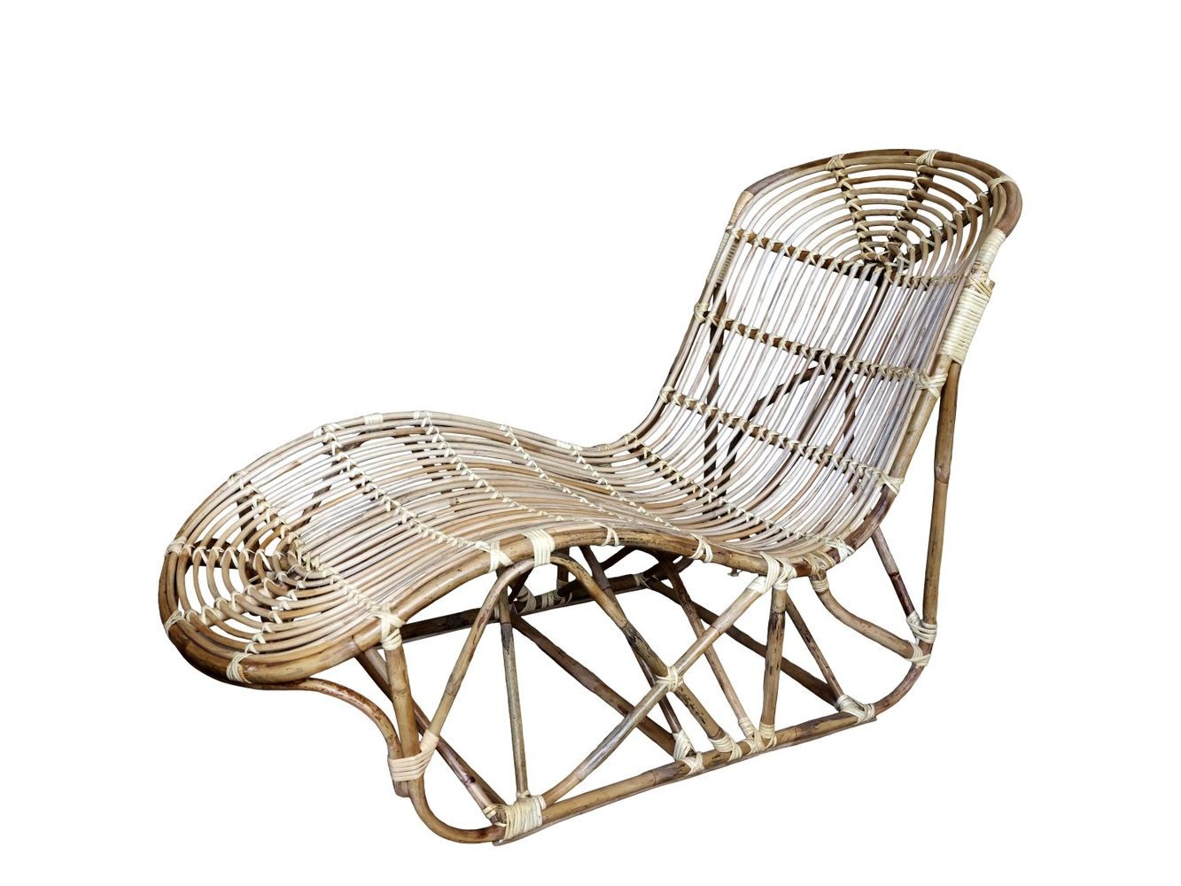 Přírodní ratanové lehátko Chair Rattan - 210*80*28cm
