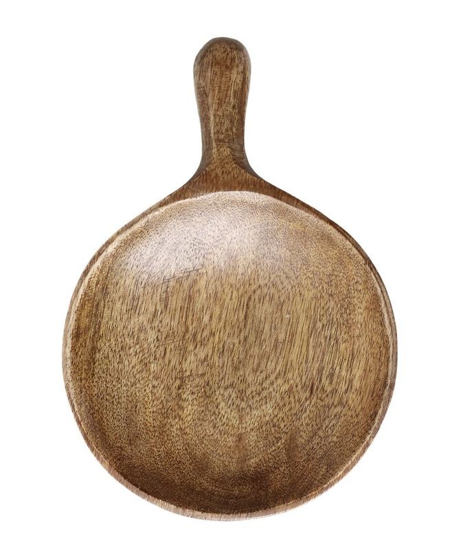 Dřevěný servírovací podnos s rukojetí Tours Tray - 20*14*2 cm