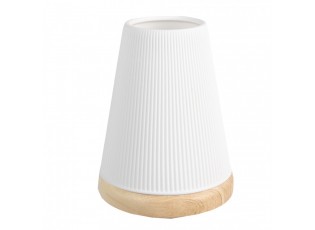 Bílý porcelánový svícen na čajovou svíčku Paollo - Ø 9* 11 cm