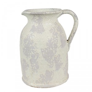 Dekorativní béžový antik terakotový džbán Teracci - 20*16*24 cm