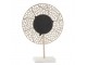 Champagne stolní zrcadlo na mramorovém podstavci Coral - 34*10*50 cm