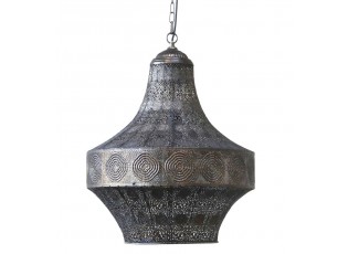 Bronzový antik kovový lustr se vzorem Vire - 47*59 cm/ E27/ 40W