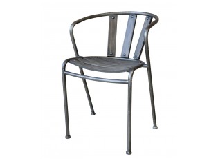 Granitová antik židle Factory Bistro slohovatelná - 37*46*73 cm
