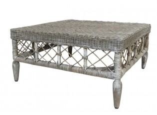 Přírodní ratanový stůl French table - 75*75*36 cm