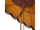 Hnědý květovaný slunečník na terasu Flourish Patio - Ø 270*245 cm