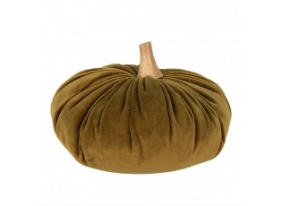 Decoration Pumpkin ? 25x16 Cm Green Fabric - Collections