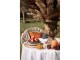 Vínová sametová dekorace dýně Pumpkin M - 12*10 cm 