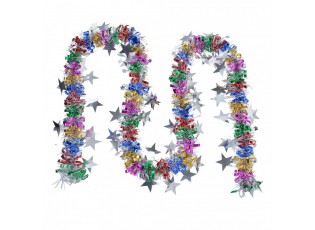 Christmas Garland 200 Cm Multicoloured Plastic - Collections
