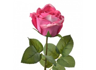 Artificial Flower Rose 44 Cm Pink Plastic - 8*8*44 cm