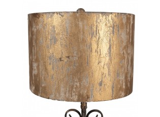 Kovová vintage stolní lampa Ginette - Ø 36*71 cm