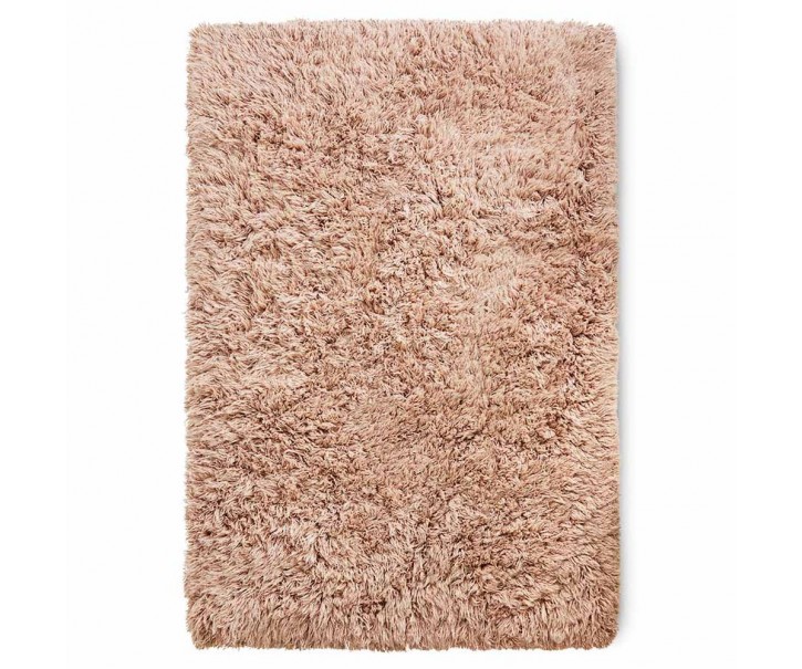 Růžový nadýchaný vlněný koberec Fluffy rug soft pink - 200*300 cm