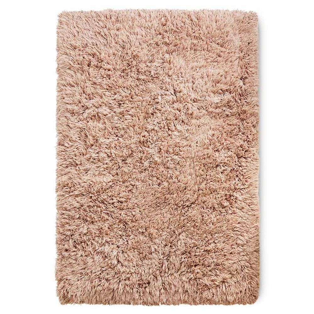 Růžový nadýchaný vlněný koberec Fluffy rug soft pink - 200*300 cm HKLIVING
