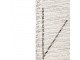 Béžový ručně tkaný bavlněný koberec se vzorem Woven - 200*300 cm