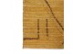 Okrový ručně tkaný bavlněný koberec se vzorem Woven - 120*180 cm