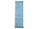 Modrý ručně vázaný vlněný běhoun se vzorem Theo - 80*250 cm