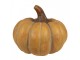 Oranžová antik dekorace dýně Pumpkin Carbassa - Ø 16*12 cm 