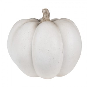 Šedá antik dekorace dýně Pumpkin Carbassa - Ø 31*27 cm 