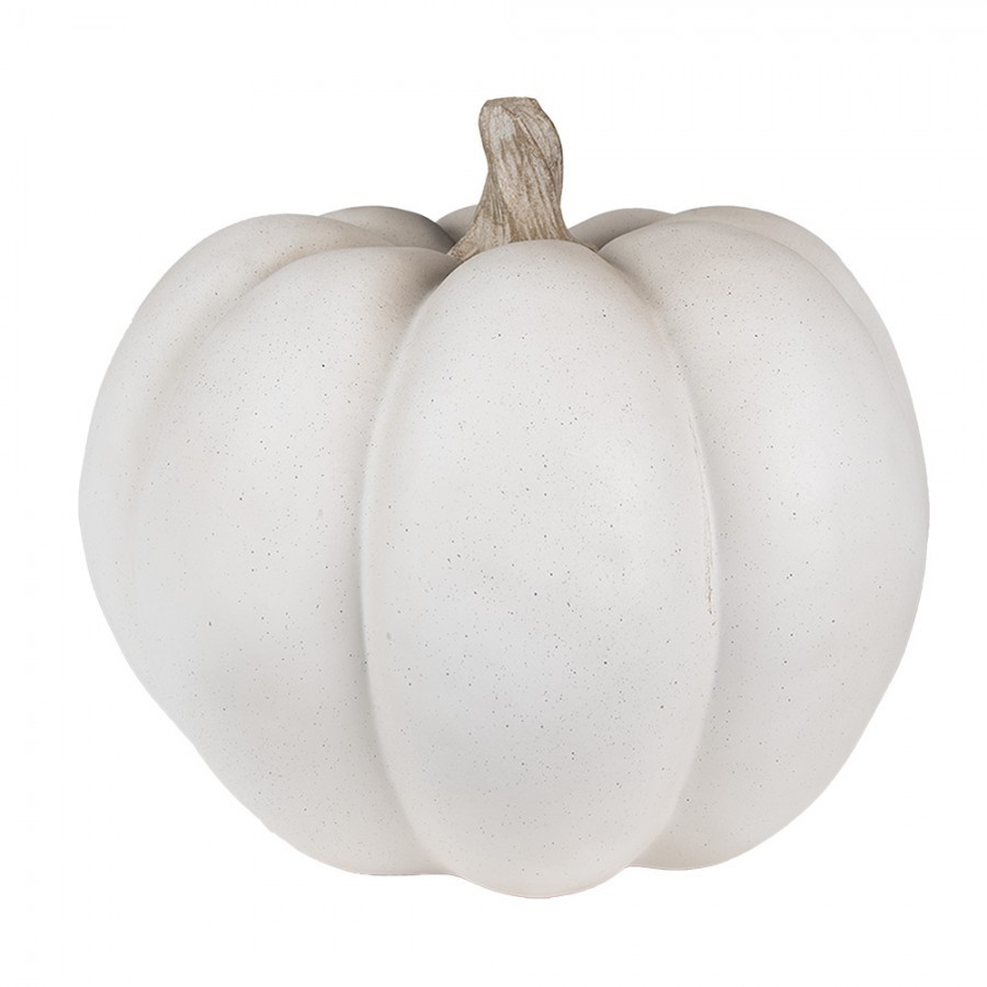 Šedá antik dekorace dýně Pumpkin Carbassa - Ø 31*27 cm 
