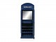 Modrá barová skříň anglická telefonní budka Telephone - 78*44*200 cm