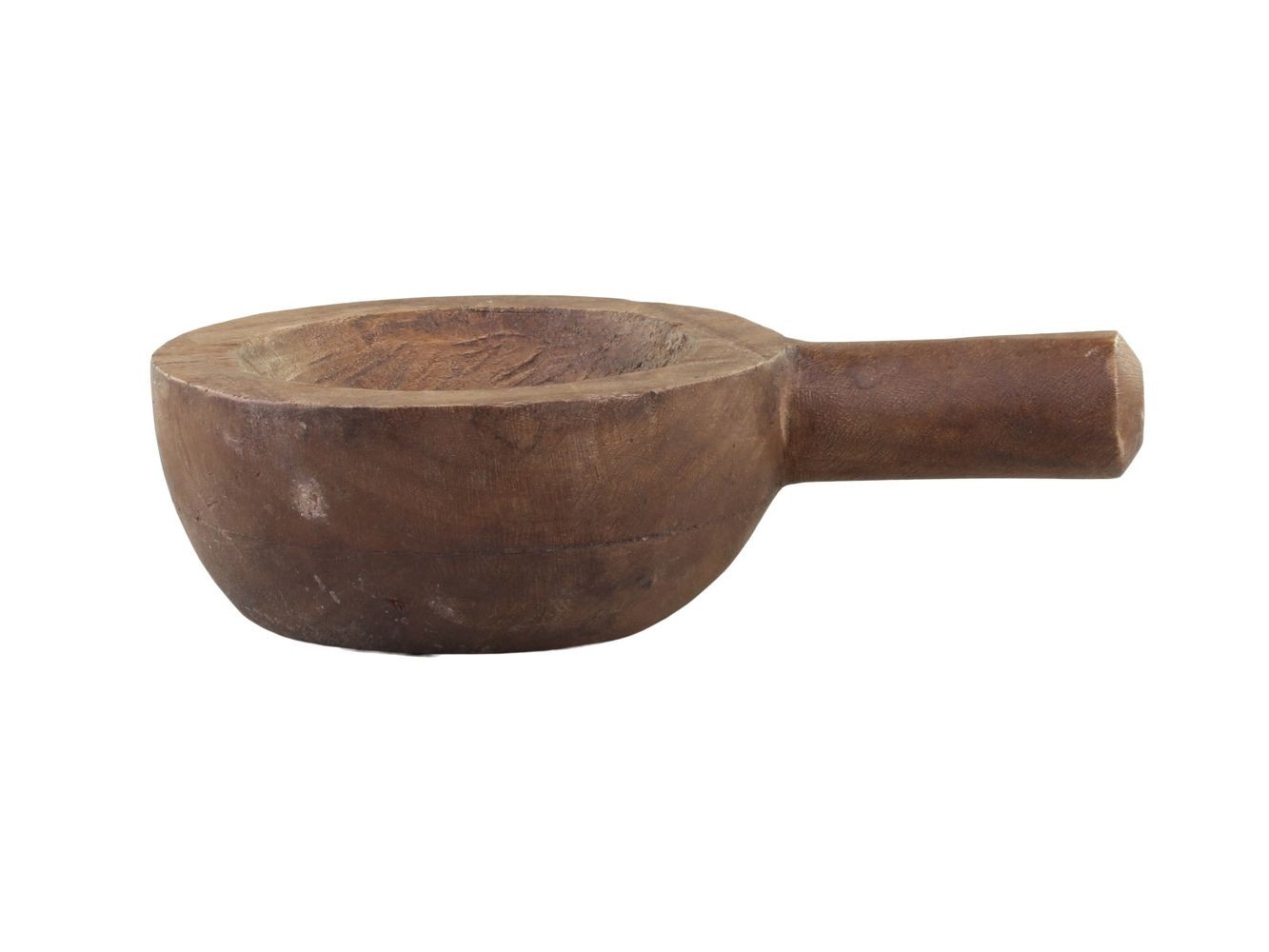 Hnědá dřevěná retro dekorační lžíce Grimaud - 23*15*6,5 cm
