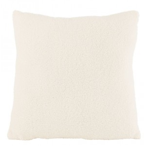 Bílý polštář Teddy Bouclé White - 45*45 cm