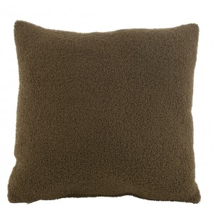 Tmavě zelený polštář Teddy Bouclé Green - 45*45 cm