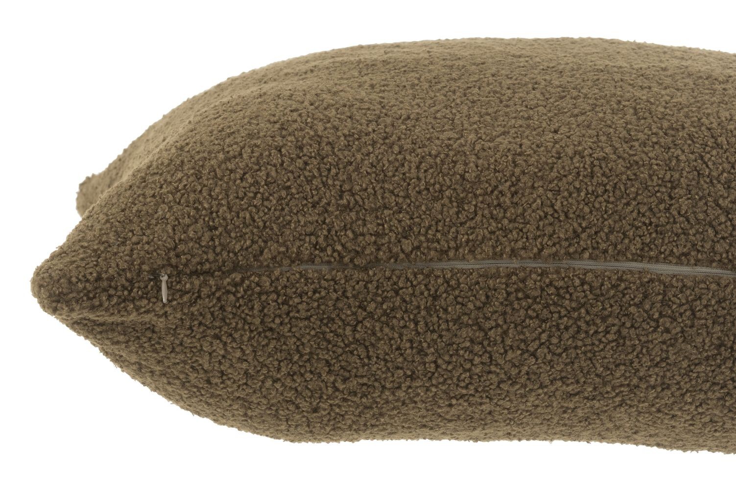 Tmavě zelený polštář Teddy Bouclé Green - 45*45 cm