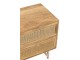 Dřevěný noční stolek z mangového dřeva s výpletem Ginna - 50*40*55 cm