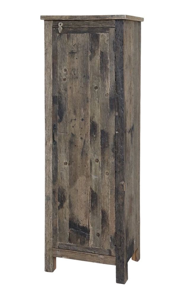 Dřevěná skříň z recyklovaného dřeva Grimaud - 53*40*160 cm Chic Antique