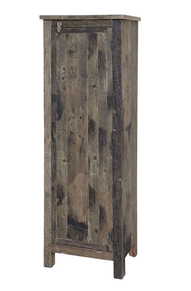 Dřevěná skříň z recyklovaného dřeva Grimaud - 53*40*160 cm
