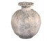 Šedo-béžová antik dekorační váza Grimaud M - Ø 32*39 cm