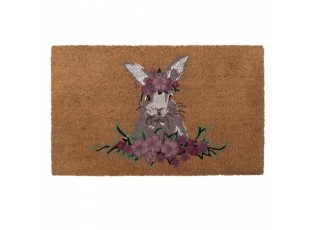 Kokosová rohožka s králíčkem Floral Easter Bunny - 75*45*1 cm