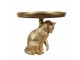 Cake Stand Cat ? 20x16 Cm Gold Colored Plastic Glass - Collections Clayre & Eef