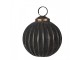 Granitová antik skleněná vánoční ozdoba koule Noirre - Ø 7*7 cm Clayre & Eef