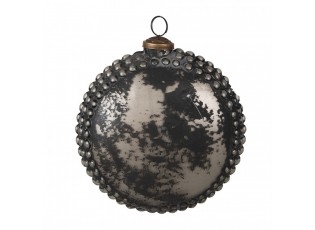 Granitová antik skleněná vánoční ozdoba Noirre - 15*6*15 cm