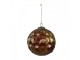 Christmas Bauble Set of 4 ? 15x15 cm Gold colored Glass Christmas Tree Decorations - (4) ? 15*15 cm Clayre & Eef