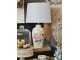 Stolní lampa s keramickou nohou s květy Flanniet - Ø 30*54 cm / E27 / max 60W Clayre & Eef