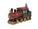 Decoration Train 11x5x7 Cm Red Green Plastic Christmas Decoration - 11*5*7 cm Clayre & Eef