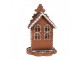 Vánoční perníková chaloupka s Led světýlky Gingerbread House - 13*13*20 cm / 2*AAA