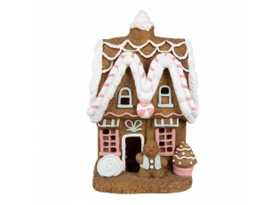 Vánoční perníková chaloupka s Led světýlky Gingerbread House - 22*18*39 cm