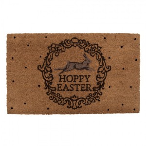 Kokosová rohožka s králíčkem Hoppy Easter - 75*45*1 cm