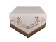 Béžový bavlněný běhoun na stůl s houbičkami Little Forest Jewels - 50*160 cm