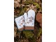 Béžová bavlněná utěrka s houbičkami Little Forest Jewels - 50*70 cm