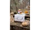 Béžová bavlněná utěrka s houbičkami Little Forest Jewels - 50*70 cm