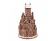 Svítící perníková věž z chaloupek Gingerbread House - Ø 18 * 28 cm/ 3*AAA