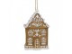 Závěsná vánoční ozdoba perníková chaloupka Gingerbread House - 6*4*9 cm