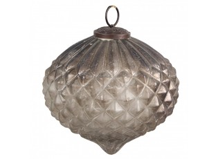 Skleněná vánoční ozdoba Éclat Bronze L - 20*18 cm